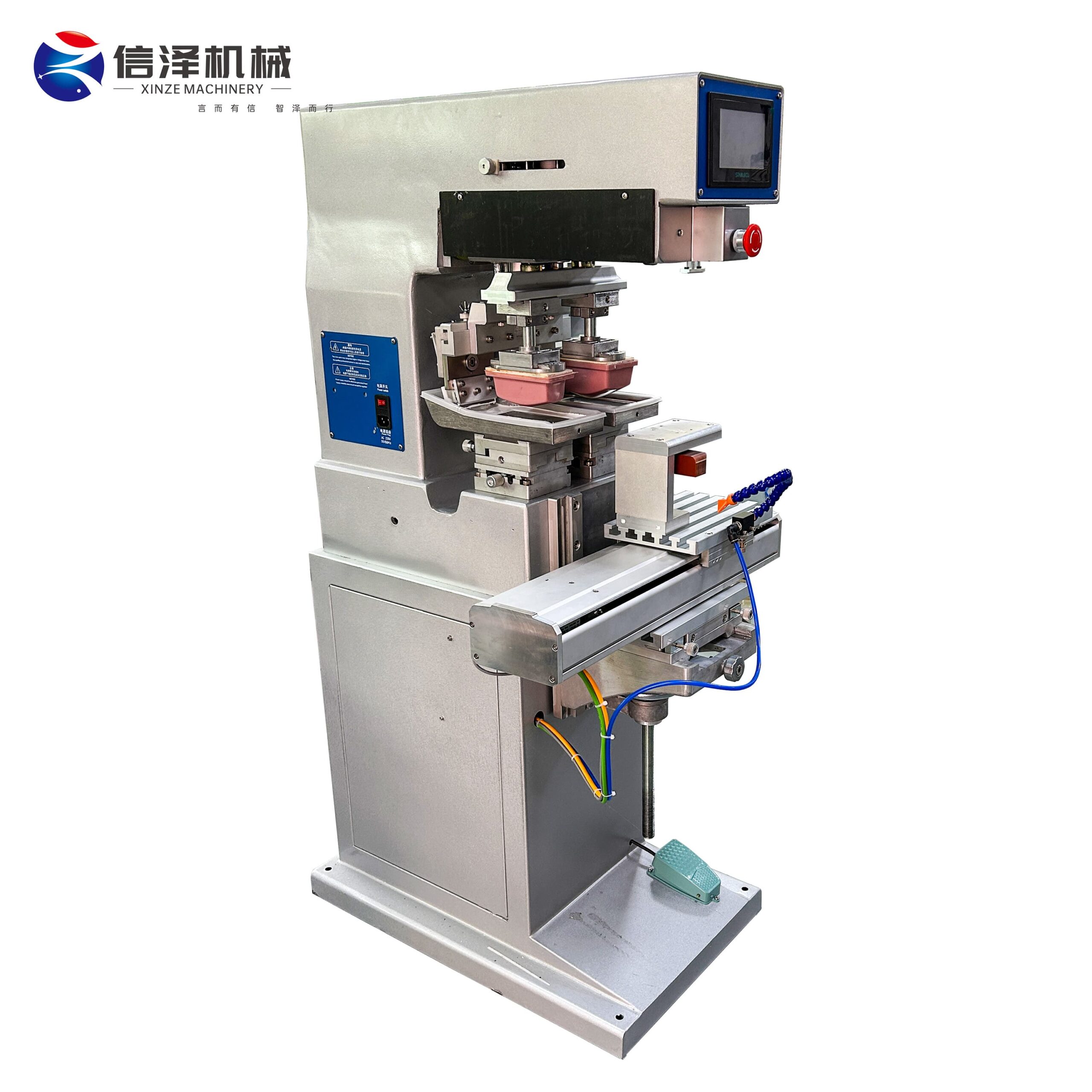 Semi Automatic Two Color Pad Printing Machine for Toys Glasses Frame Ball - Image 3