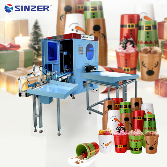 Sustainable Paper Cup Digital Printing Machine Supporting Eco Friendly Water Based Ink for Food Grade Beverage Packaging and Safety Compliance