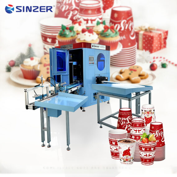 Fully Automatic Inkjet Printing Machine for 360 Degree Seamless Cup Printing with Zero Gap Graphic Reproduction and High Gloss Finish