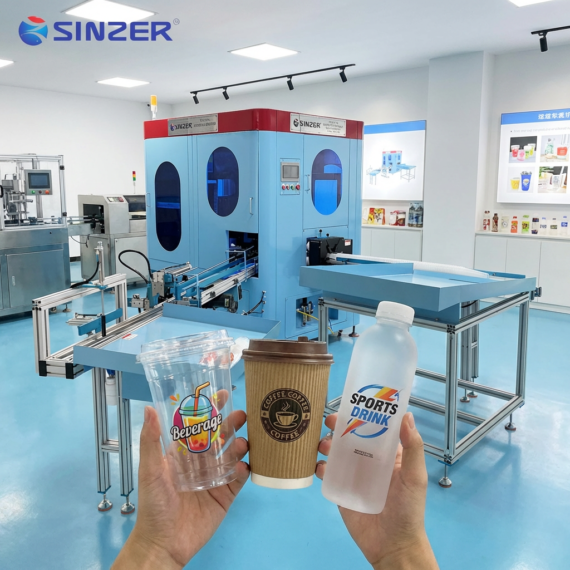 Intelligent Digital Paper Cup Plastic Cup Printing Machine with Auto Loading system for High Efficiency In House Branding