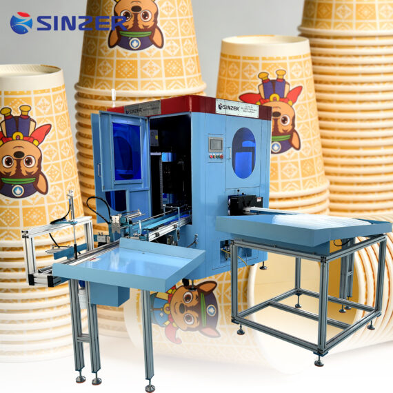 Precision Digital Printing Solution for Plastic Juice and Milk Tea Cups with Stable Action and High Precision Sensors
