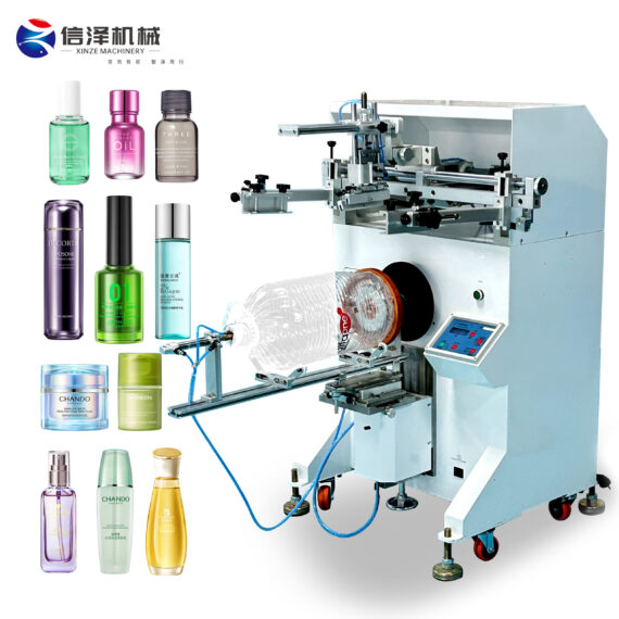 Round Container Screen Printing Machine for Diverse Industrial Applications with Vertical Type Design and Reliable Action Control