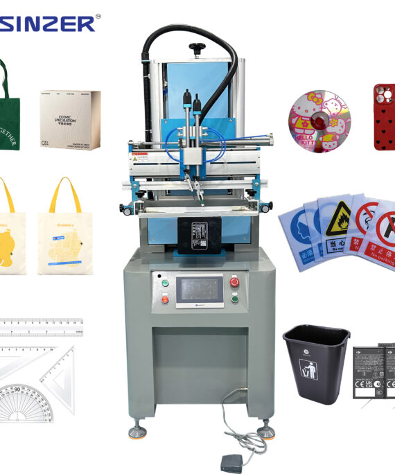 Multi Purpose Flatbed Screen Press for Printing on Diverse Materials including Wood Metal Plastic Glass and Industrial Textiles