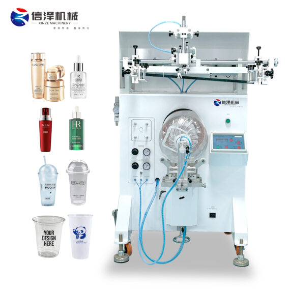 Lipstick Tube Branding Machine with Vertical Pneumatic System for Mass Production and Guaranteed Printing Quality