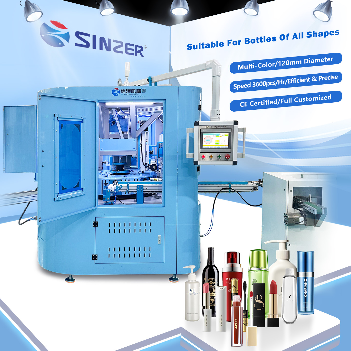 Heavy-Duty Multi-Color Screen Printing Machine with Customized Workstation for Plastic Wood Industries