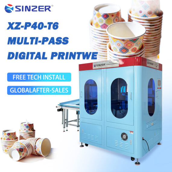 Advanced Digital Printing Machine for Paper Cups Plastic Cups and Bowls with Food Grade Safety Compliance and CE Certification