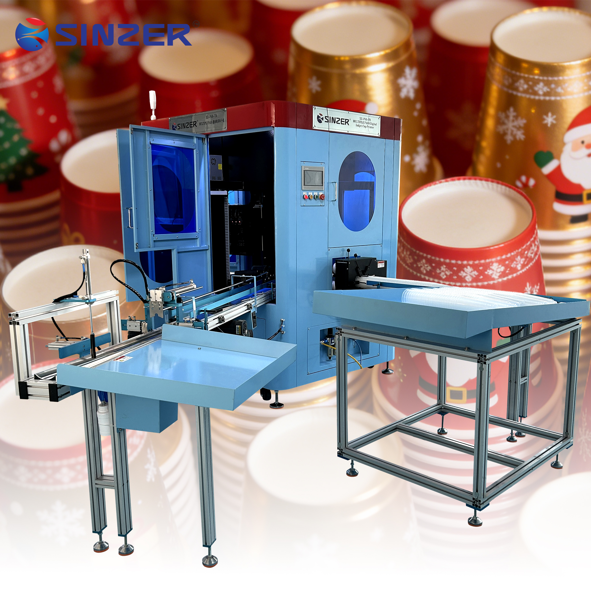 High Performance Digital Printing Machine for Paper Cups Plastic Cups with High Definition Graphics and Multi Color Capability
