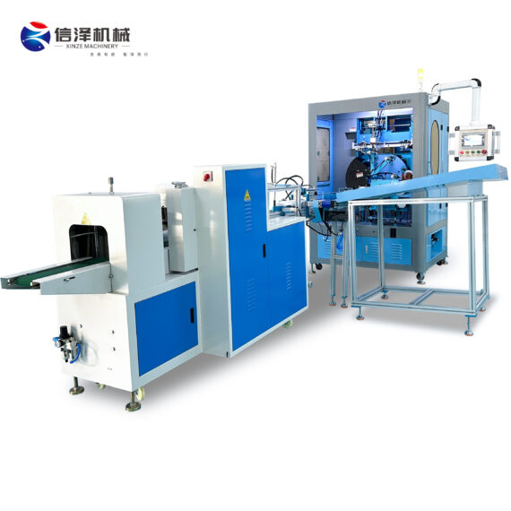 Fully Automatic Cups Bottles Screen Printing Machine with Packaging Counting Function