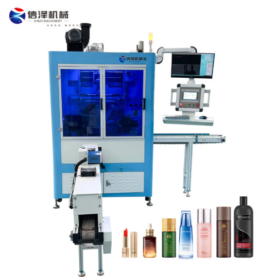 New Automatic Multi-Color Screen Printing Machine for Perfume Bottles with CCD Image