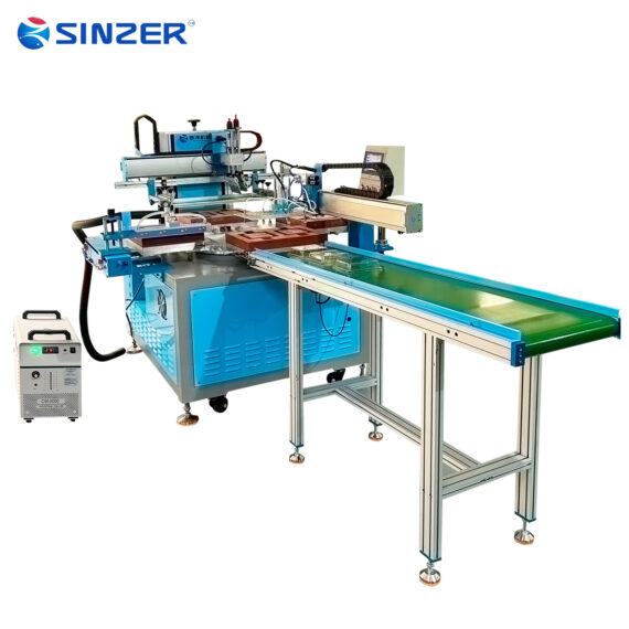 Single Color Semi Automatic 4 Station Rotary Turntable Screen Printing Machine for Car License Plate and Power Bank