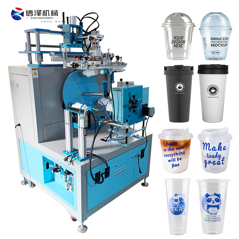 Fully Automatic Single Color Cup Screen Printing Machine with Integrated Counting and Stacking for Modern Beverage Cup Manufacturing