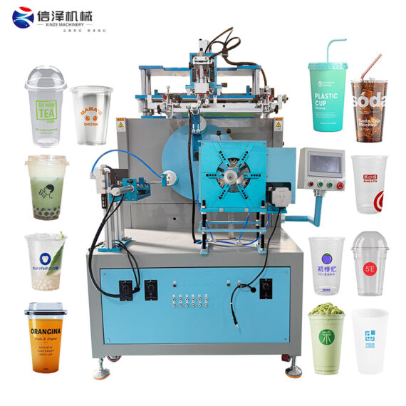 Full Automatic Plastic Custom Silk Screen Printing Machine for Growing Industrial Manufacturing and High Volume Takeaway Packaging Factories