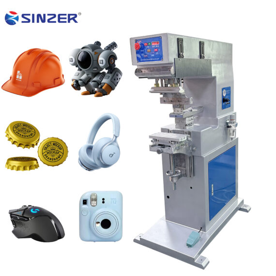 High Accuracy Small 8*8 Single Color Semi-automatic Pad Printing Machine for Toy Printing and Plastic Parts