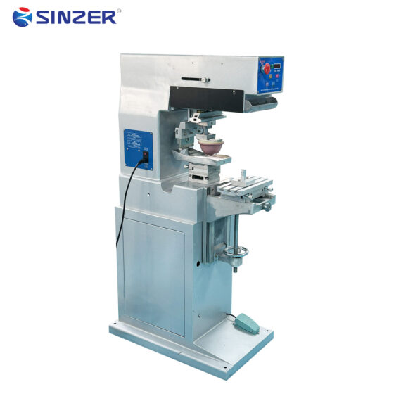 Factory Customized 1-Station Semi-Automatic Pad Printing Machine with Oil Pan Bracket for Computer Mouse and Lighter