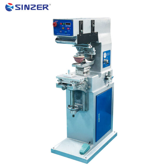 High Quality Semi-Automatic one Color Pad Printing Machine with one Print Head for Charger Slippers Eyeglass