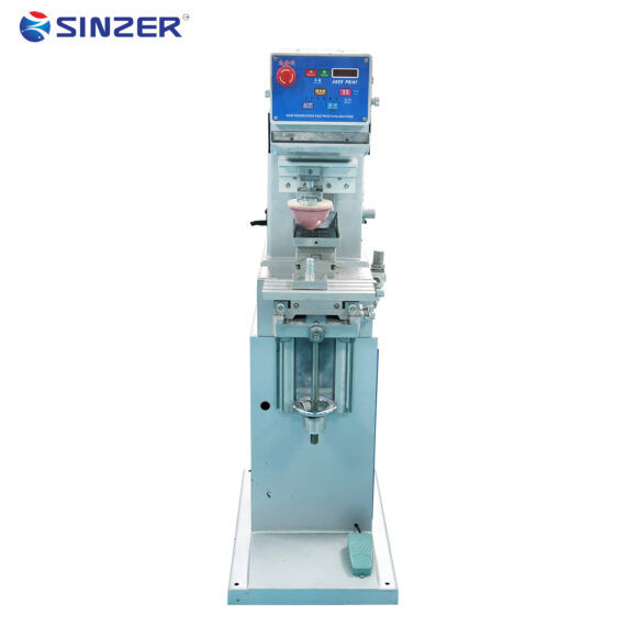 High Speed 1-Stations Semi-Automatic Pad Printing Machine with Control Panel for Sunglasses Wet Tissue box