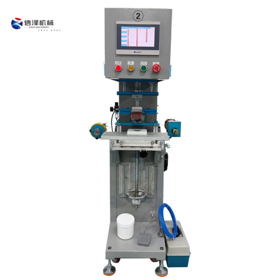 High Efficiency Semi Automatic Pad Printing Machine for Helmet Small Fan Bluetooth Headset Custom Printing