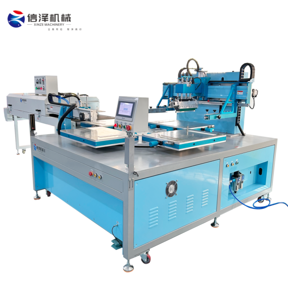 Easy-to-Operate Semi-Automatic Monochrome Screen Printing Machine with Suction-Function Workbench for Gift Bag Printing