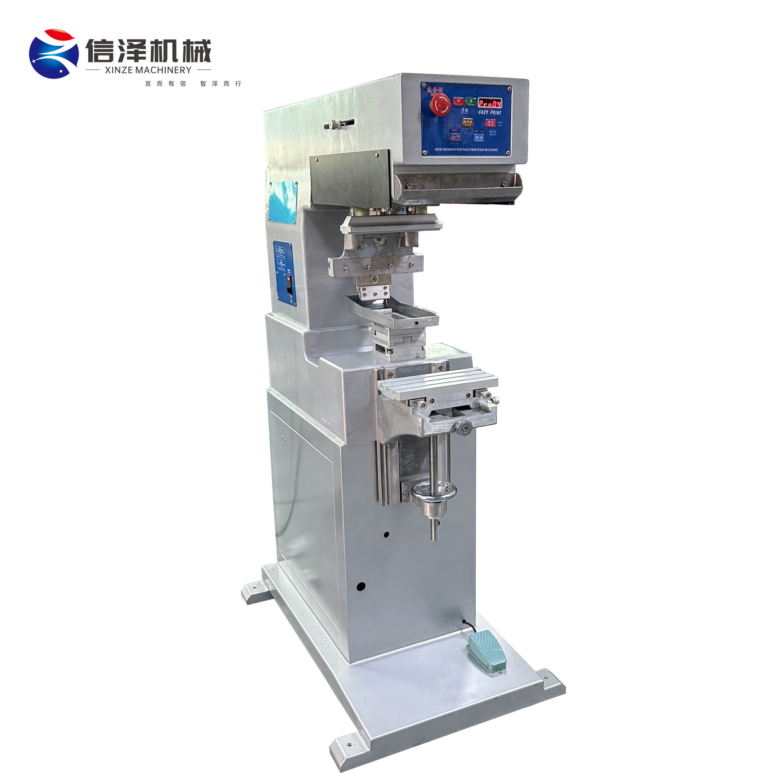 Professional Single Color Pad Printing Machine for Robots Camera Lighter Buttons with Control Panel