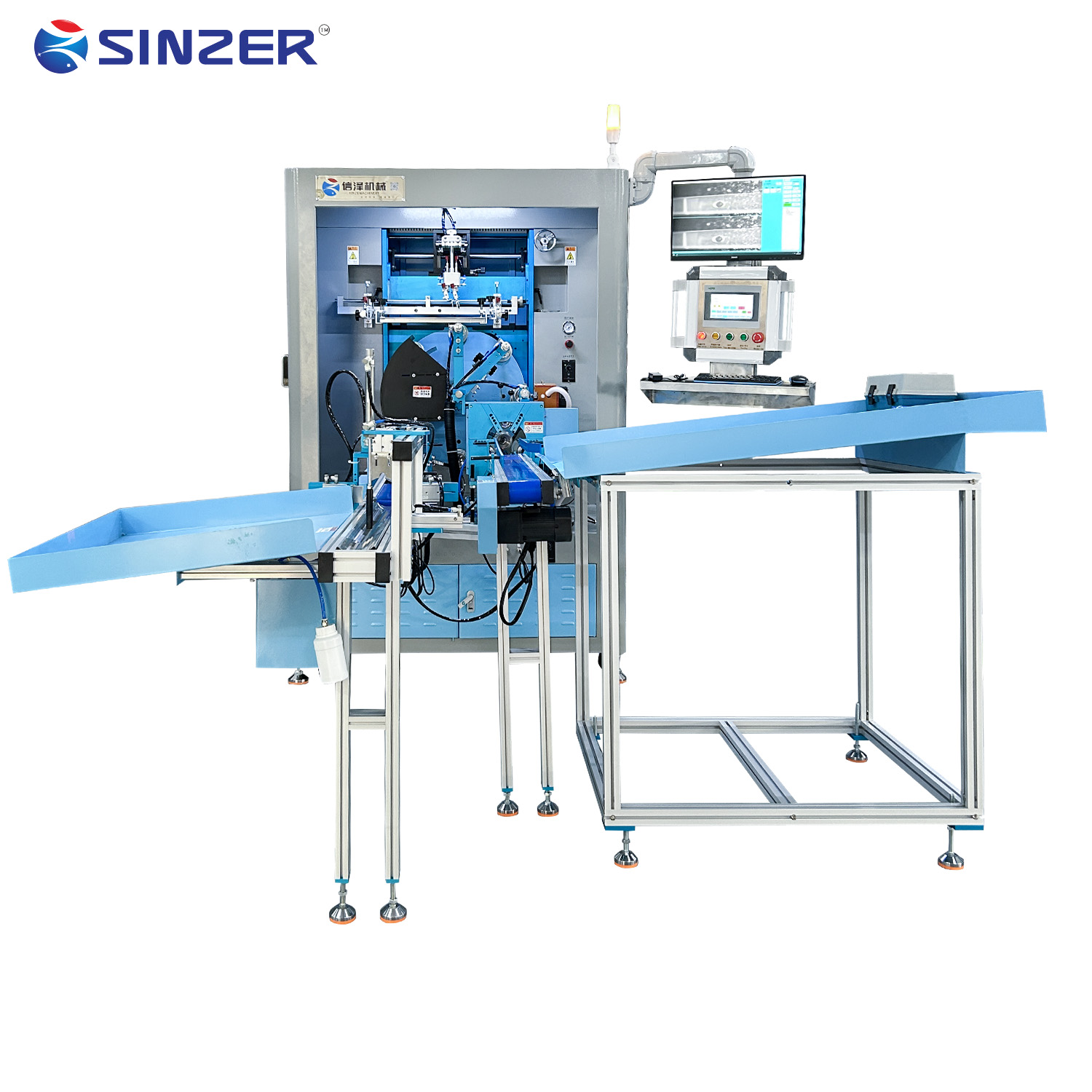 High Precision Fully Automatic 8 Station Screen Printing Machine with Corona Treatment for Plastic Paper Cups PET and PP