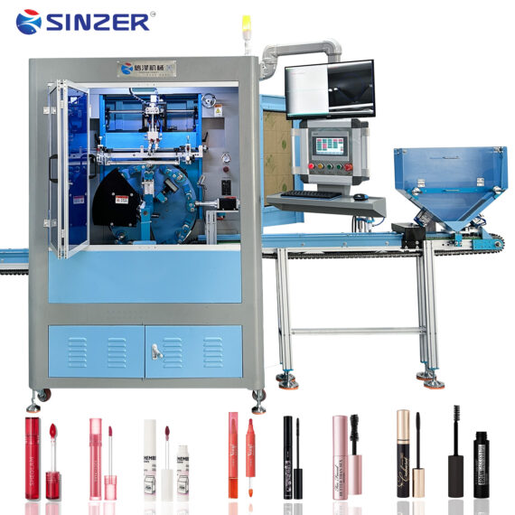 High Speed Fully Automatic Multi Colour Silk Screen Printing Machine with CCD Camera Positioning for Mascara Tube