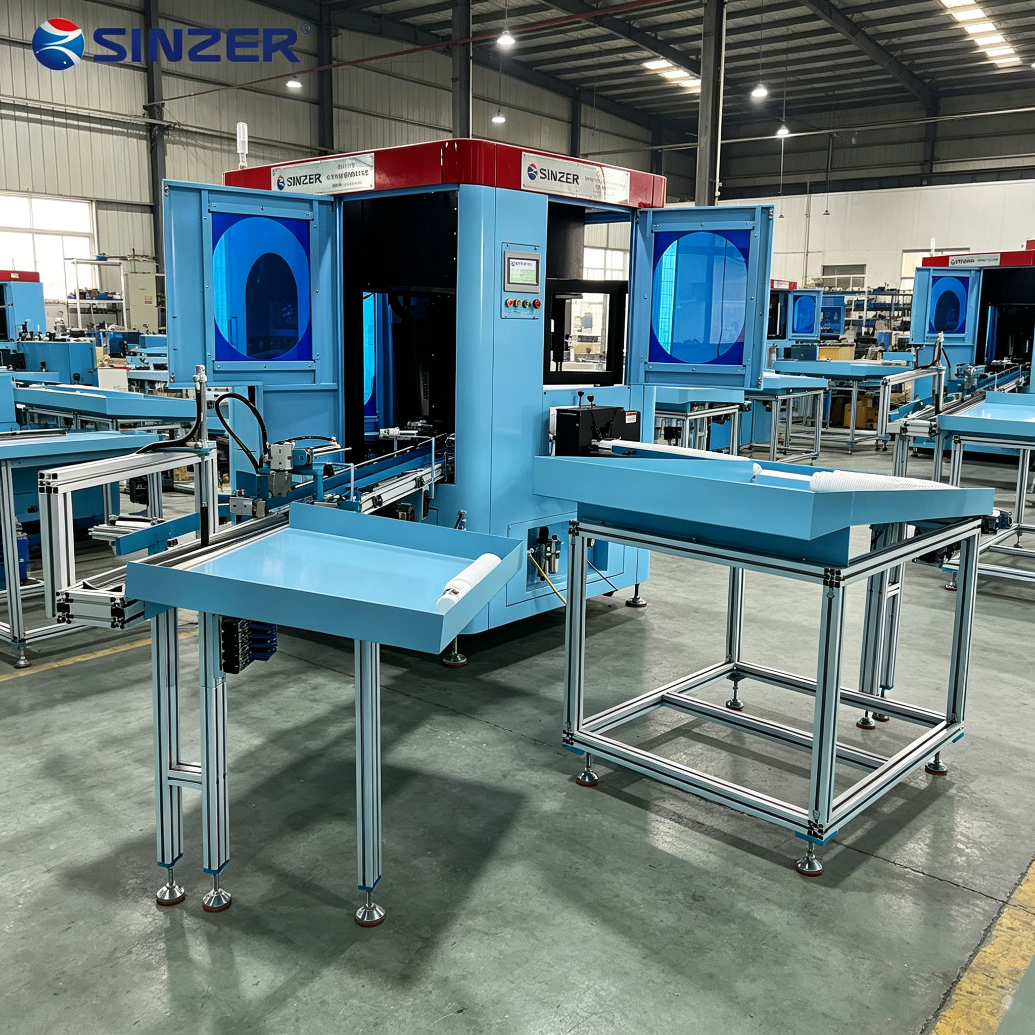 1800-3000 PCS/H Horizontal Turntable 6 Station Digital Inkjet Printers with Multi Ricoh G5 for Glass Bottles and Small Batch Custom Logos