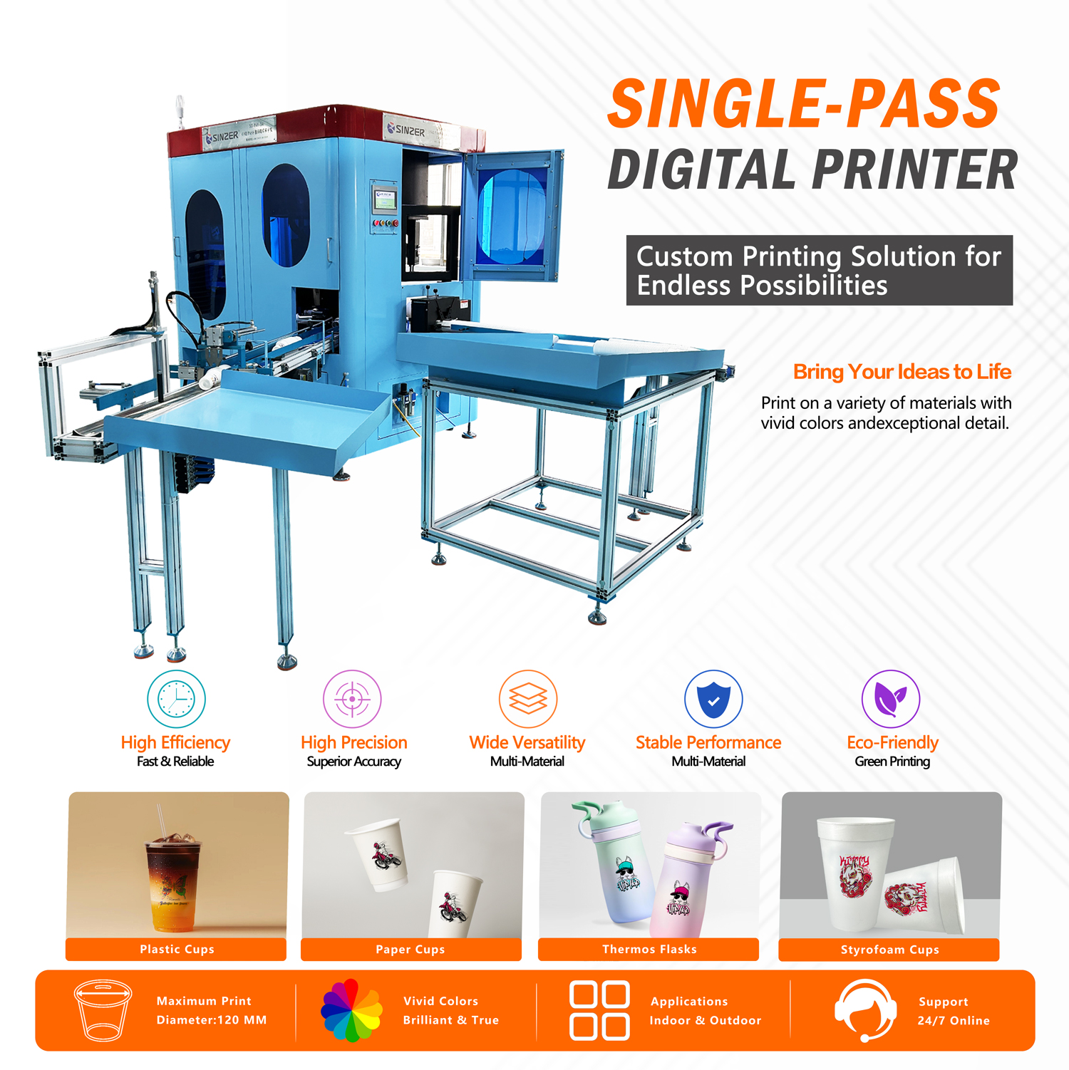 UV Cup Printing Machine