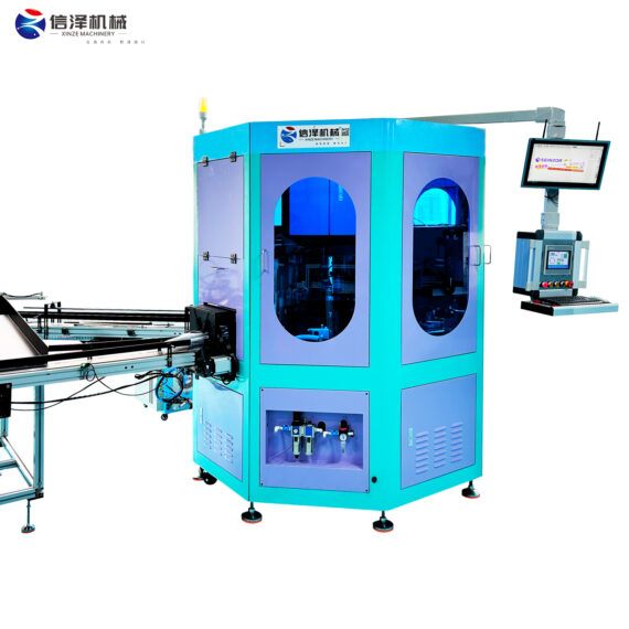 Factory Direct No Plate Single Pass 8 station Horizontal Turntable 360 Degree UV Digital Printer with Toshiba CF3 for PP PE PC Cups Aluminum Cans